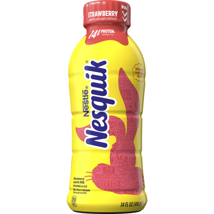 Strawberry Nesquik Milk