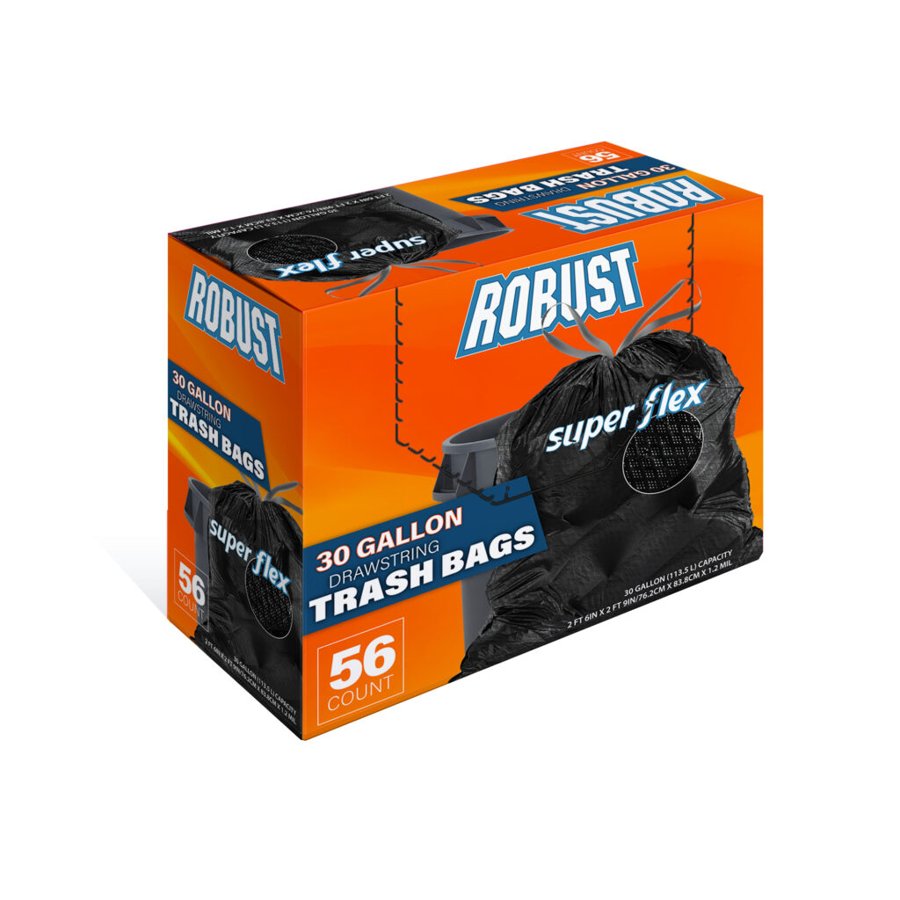 Trash Bags Drawstring 30 Gallon