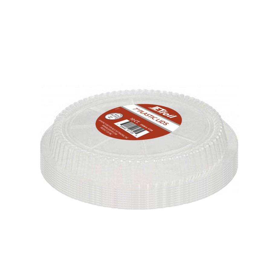 7" Round Plastic Lids