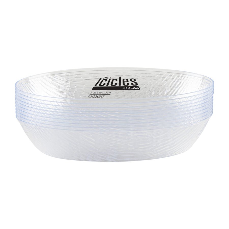 Oval Dish Clear 7oz