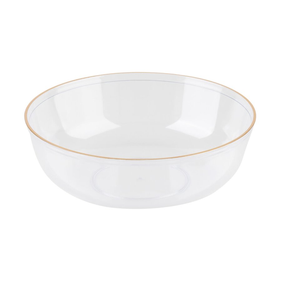 Bowls Clear Gold 16oz