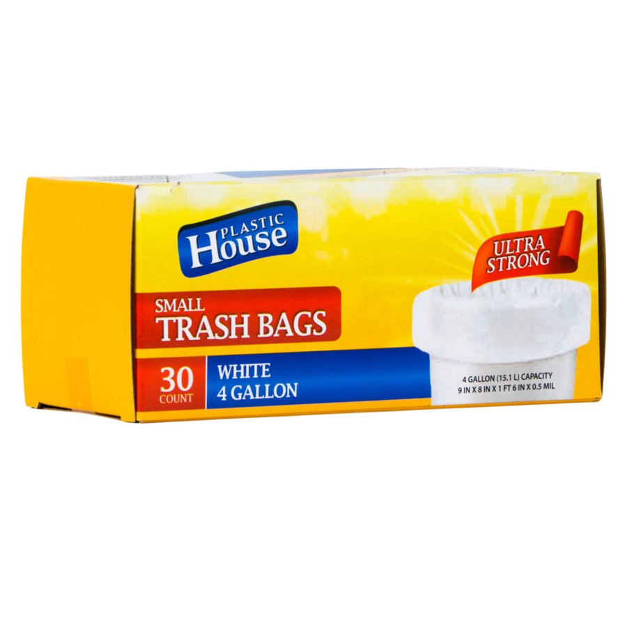 Small Trash Bags 4 Gallon