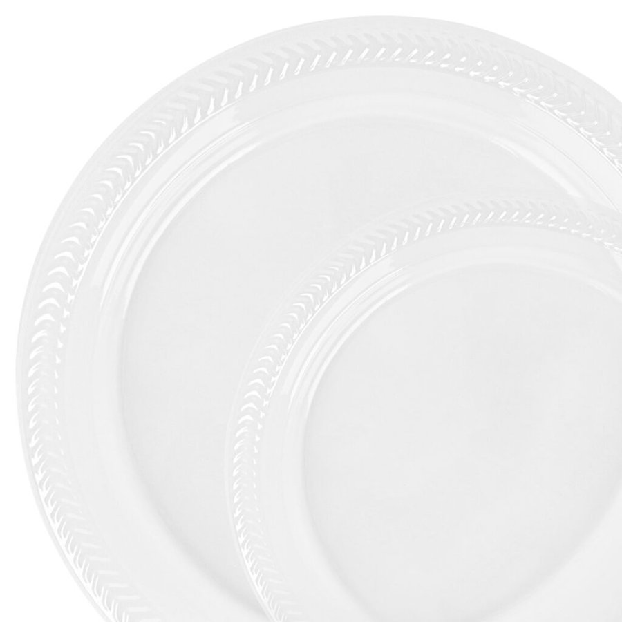 9" Clear Plates