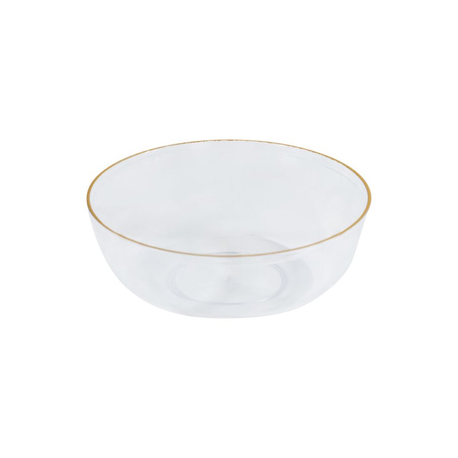 Bowls Clear Gold 6 oz