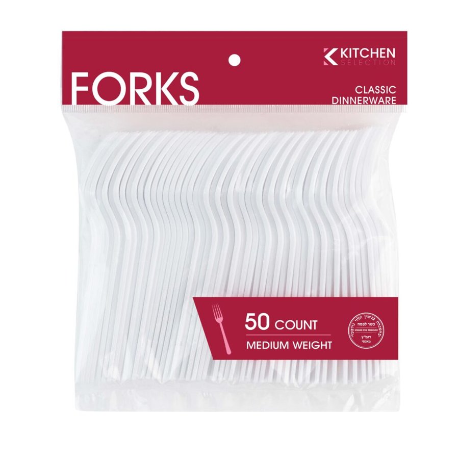 Forks White Medium