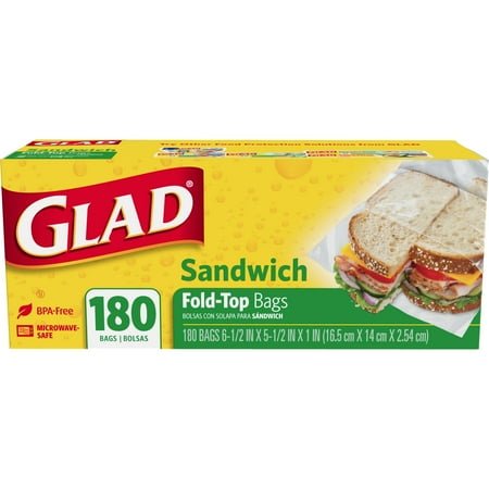 Glad Sandwich Bags 180-Bag