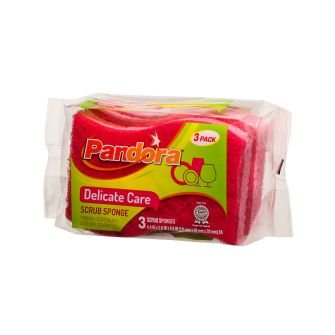 Sponges Delicate Duty Pink 3 pk