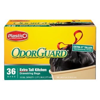 Trash Bags Tall Kitchen Black Extra