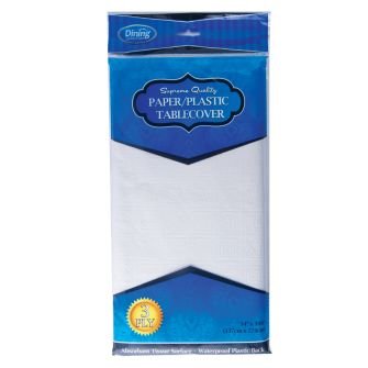54 X 108 White Tablecloth