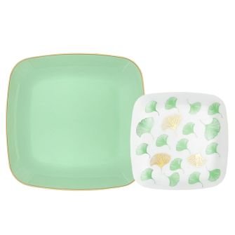 Plates Square Ginkgo MG/WG