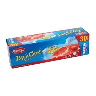 Zip N Close Freezer Bags
