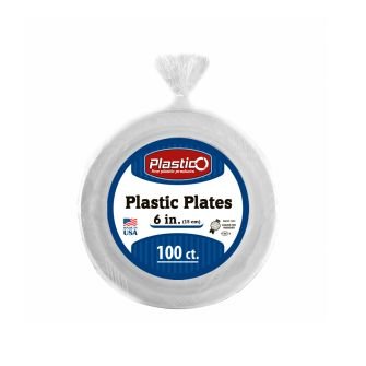 6" Plastic Plates