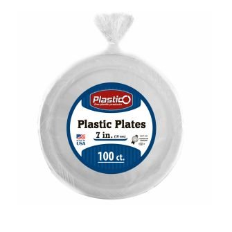 7" Plastic Plates