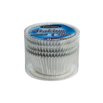 Baking Cups Foil Silver