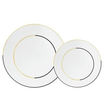 Plates Combo Fusion Gold/Black/White