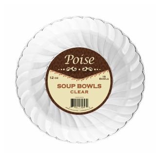 Hard Soup Bowls Clear