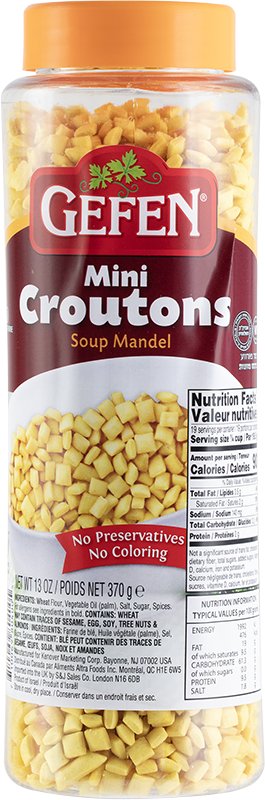Mini Croutons (Soup Mandel)