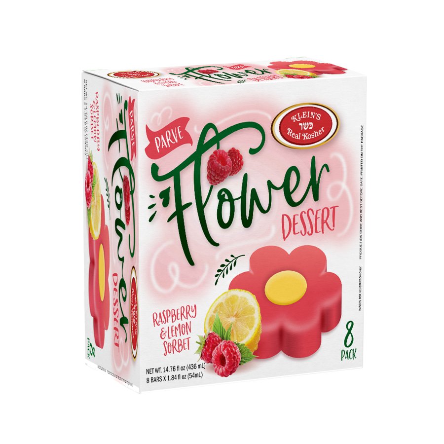 Raspberry Lemon Sorbet Bars