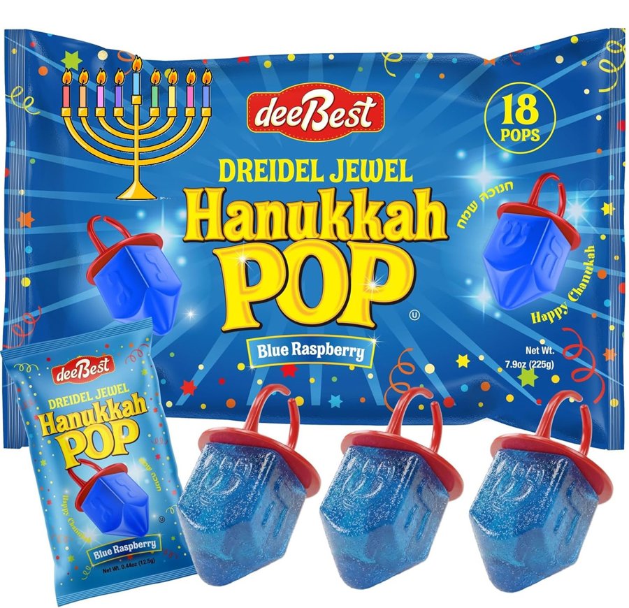 Dreidel Jewel Pop Raspberry