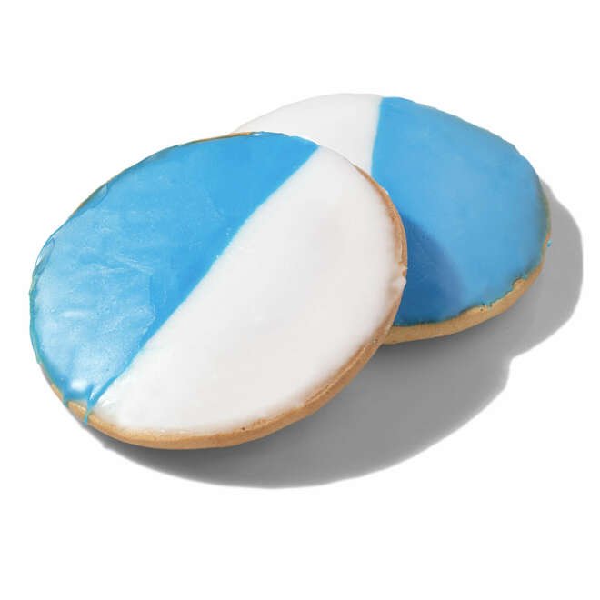 Blue & White Cookies