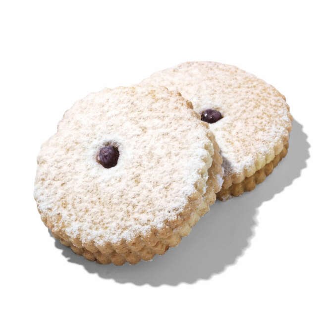 Linzer Tart Heart Cookies