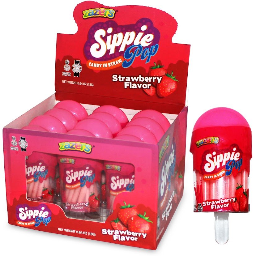 Sippie Pop Strawberry