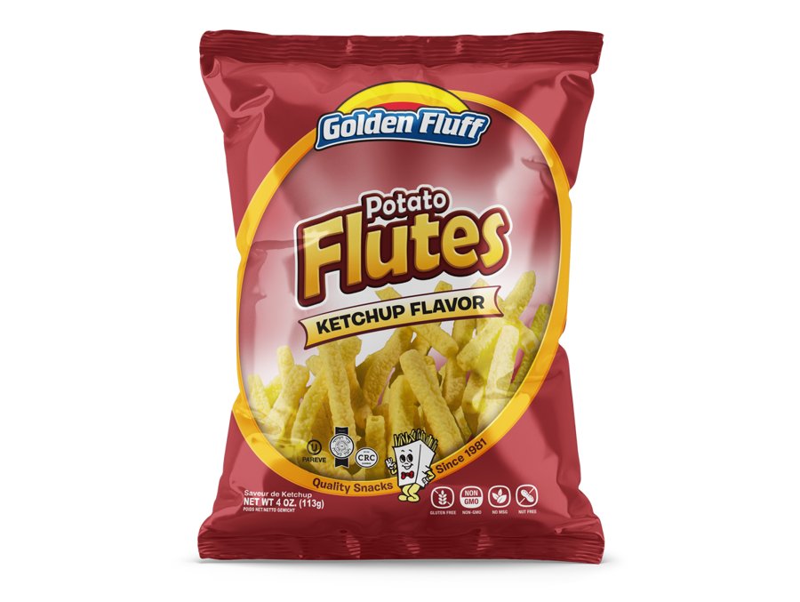 Potato Flutes Ketchup