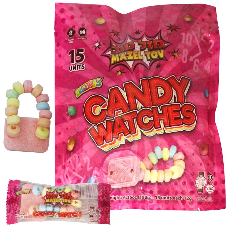 Candy Watch Mazel Tov Pink