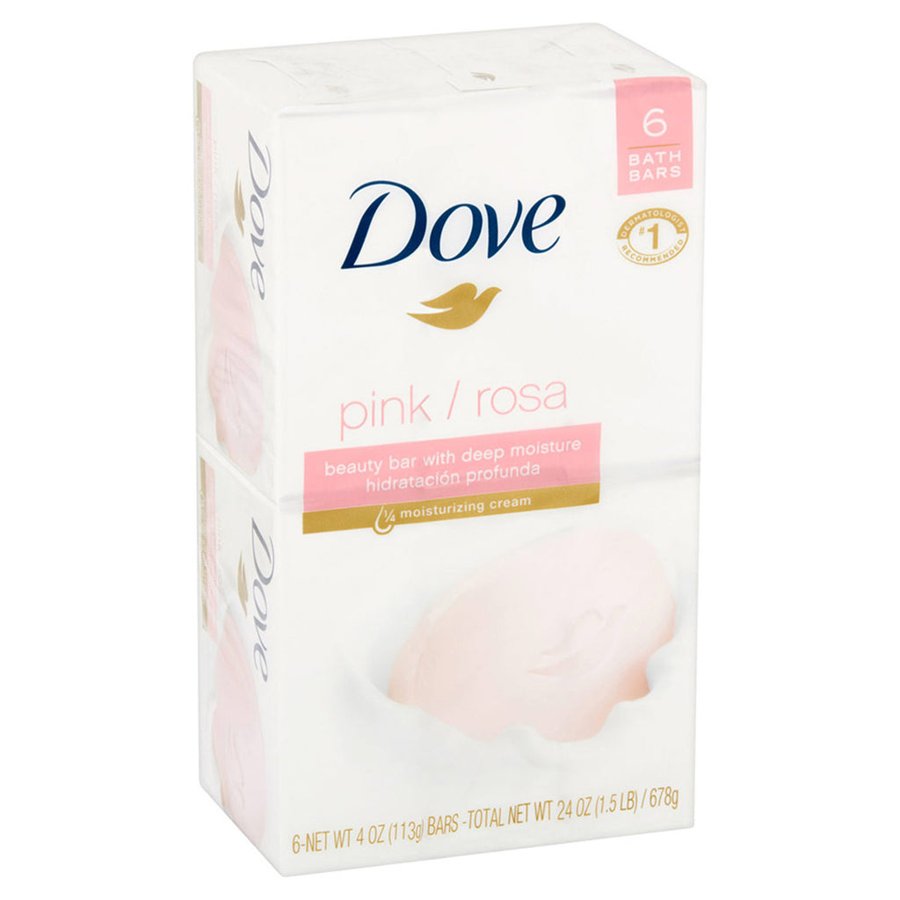 Dove Bar Soap Pink