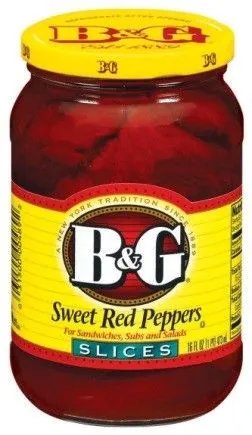 Sweet Red Pepper Slices