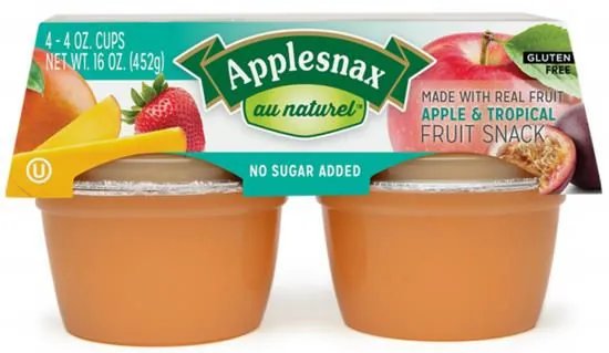 Applesauce With Tropical Fruit, Sugar-Free