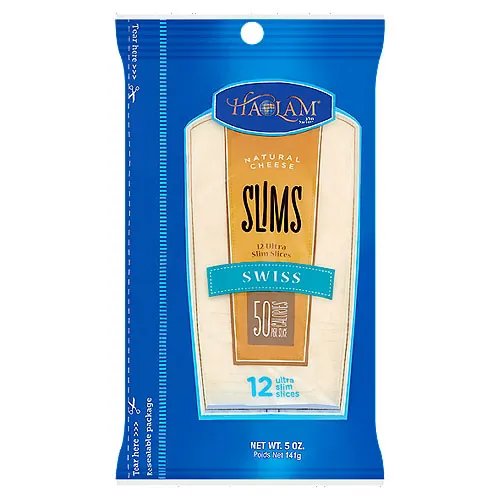 Slims Swiss Cheese Slices