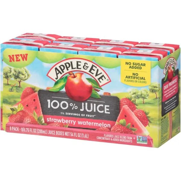 Strawberry Watermelon Juice Boxes