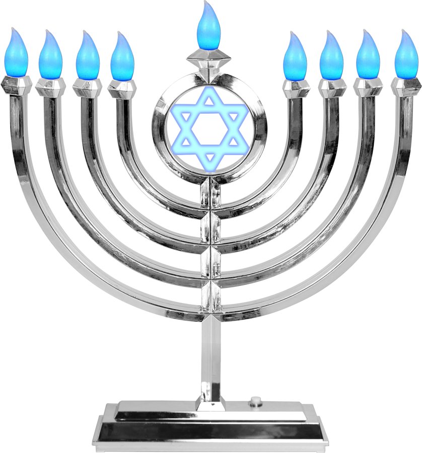 Electric LED Menorah