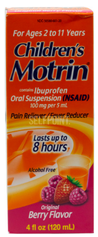 Children's Motrin Ibuprofen Berry