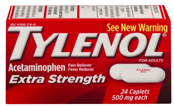 Extra Strength Tylenol Caplets