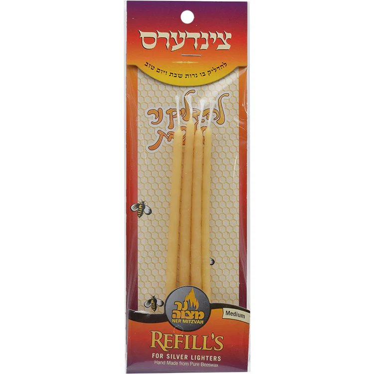 Beeswax Candle Refills for Silver Lighters