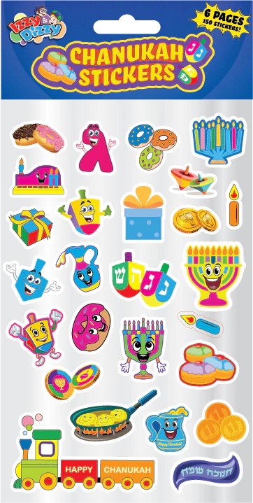 Chanukah Sponge Stickers