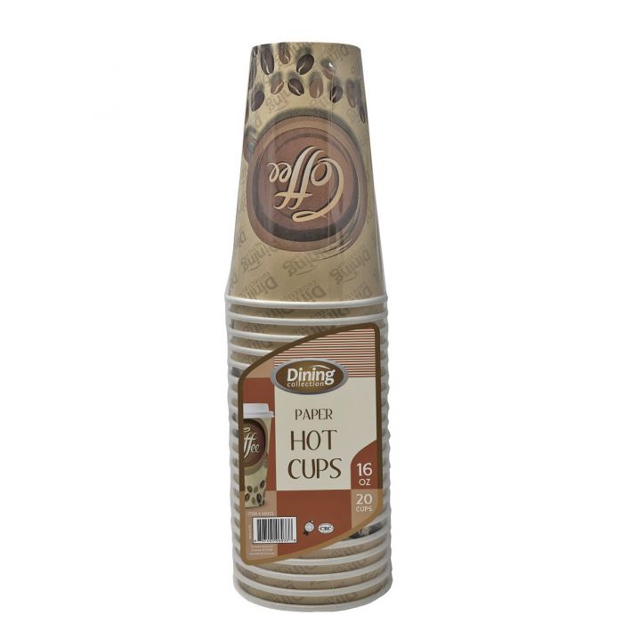 Hot Paper Cups 16 Oz