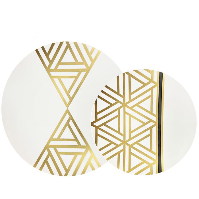 Plates Combo Triangle Deco