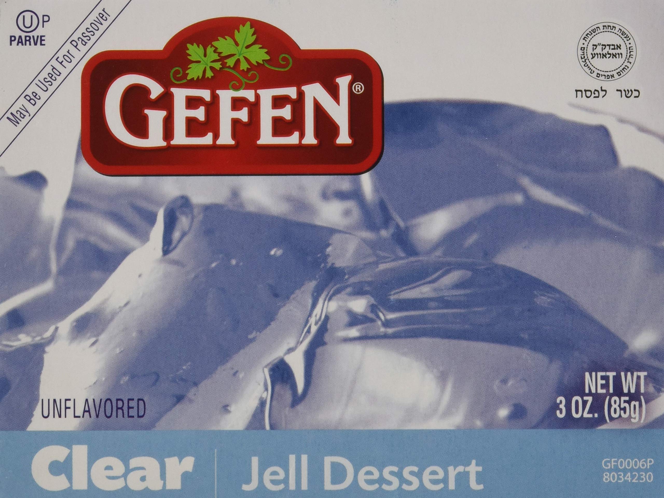 Clear Unflavored Jell Dessert