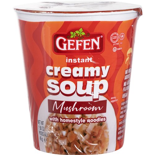 Noodle Soup Cream Mushroom