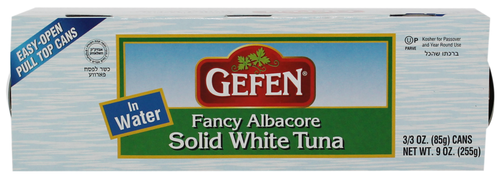 Tuna In Water, Solid White