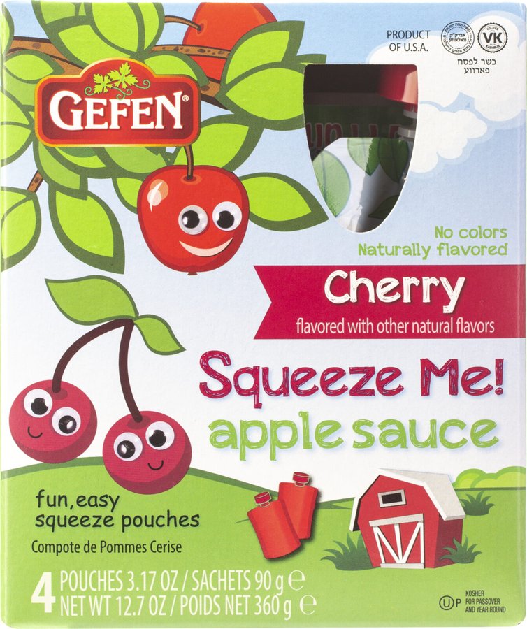 Cherry Applesauce Pouches