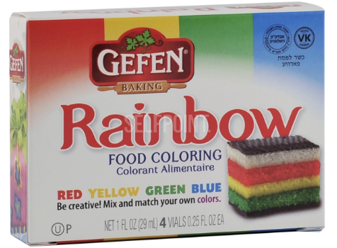Gefen Assorted Food Colors