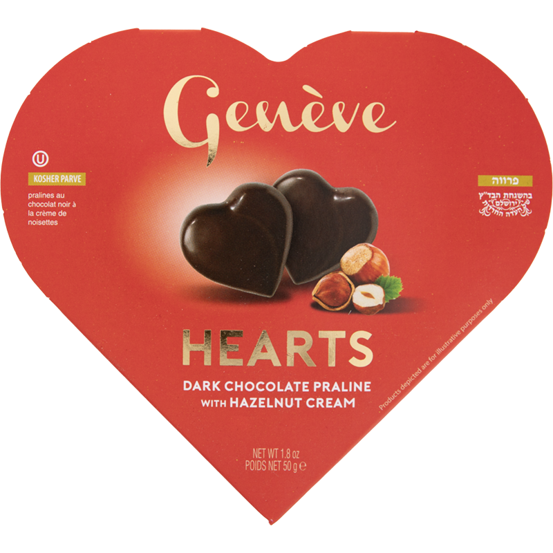 Chocolate Hearts Dark Hzlnt