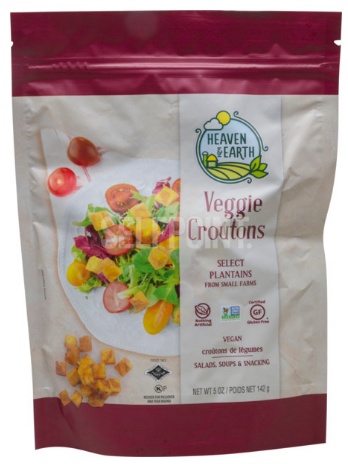 Plantain Veggie Croutons