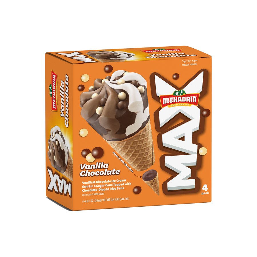 Max Vanilla/Chocolate Balls Cone