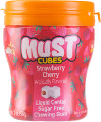 Strawberry Cherry Gum Cubes