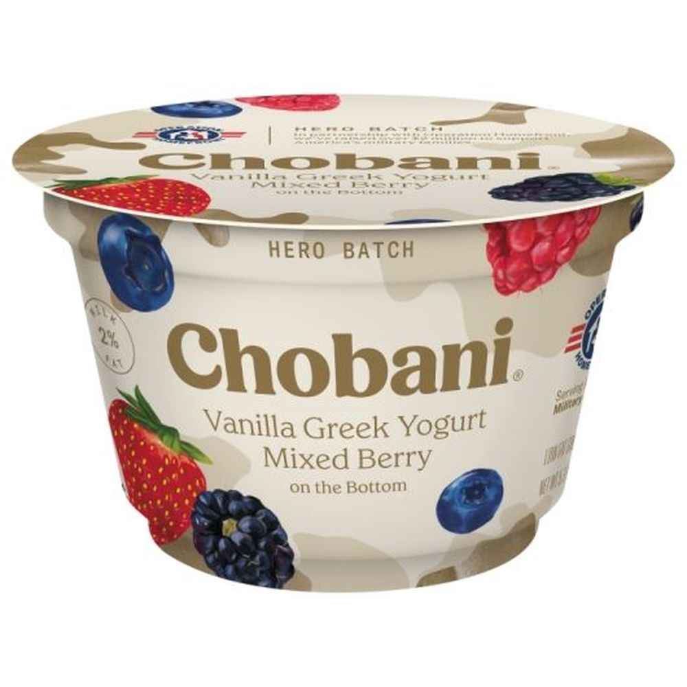 Greek 2% Vanilla Mix Berry